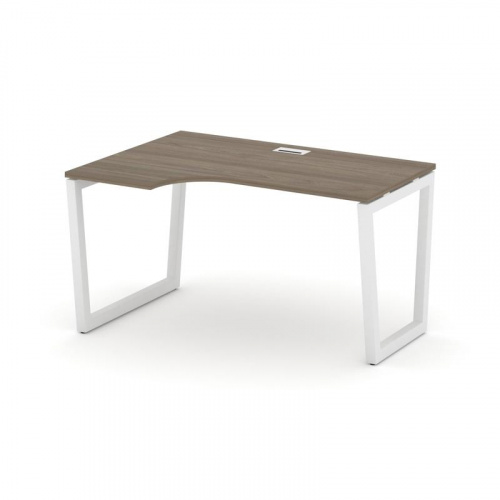 Style Project Стол рабочий эргоном. SN-5T2.SPA-001(L) Акация Лорка/Металл Антрацит/Заглушка Пластик фото 15