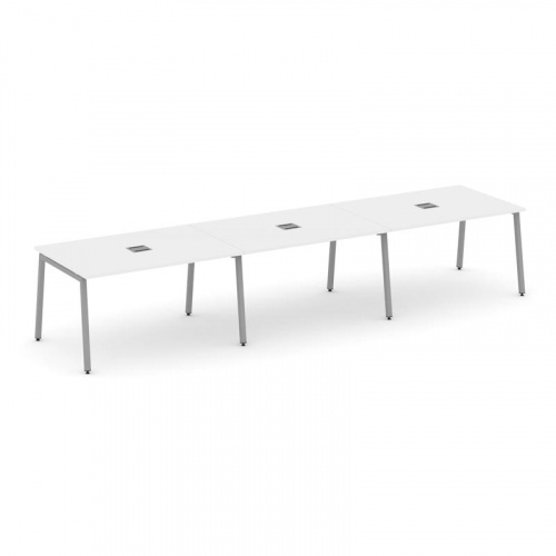 Style Project Стол переговорный SN-4A.SPRG-024 Белый/Металл Белый 4740*980*750 фото 4