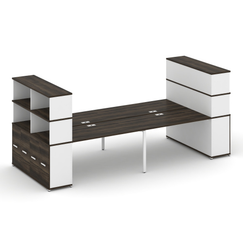 Бенч-система с опорными распашными шкафами Concept CN.DRS-275 фото 10 Бенч-система с опорными распашными шкафами Concept CN.DRS-275 фото 10
