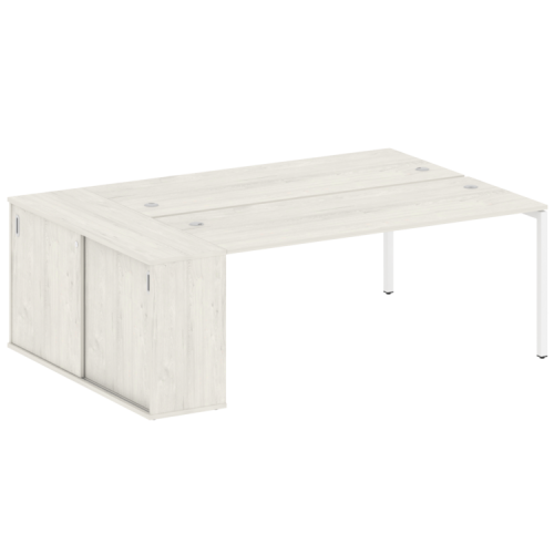 Бенч-система с шкафом-купе на П-обр. м/к Metal System Quattro 40БП.РС-СШК-1.5 фото 7 Бенч-система с шкафом-купе на П-обр. м/к Metal System Quattro 40БП.РС-СШК-1.5 фото 7