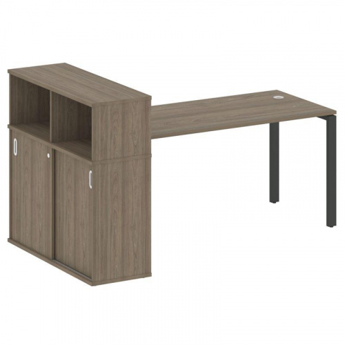 Стол письменный с шкафом-купе на П-обр. м/к Metal System БП.РС-СШК-3.4 фото 3 Стол письменный с шкафом-купе на П-обр. м/к Metal System БП.РС-СШК-3.4 фото 3