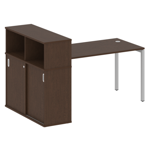 Стол офисный с шкафом-купе на П-обр. м/к Metal System Quattro 40БП.РС-СШК-3.3 фото 11 Стол офисный с шкафом-купе на П-обр. м/к Metal System Quattro 40БП.РС-СШК-3.3 фото 11