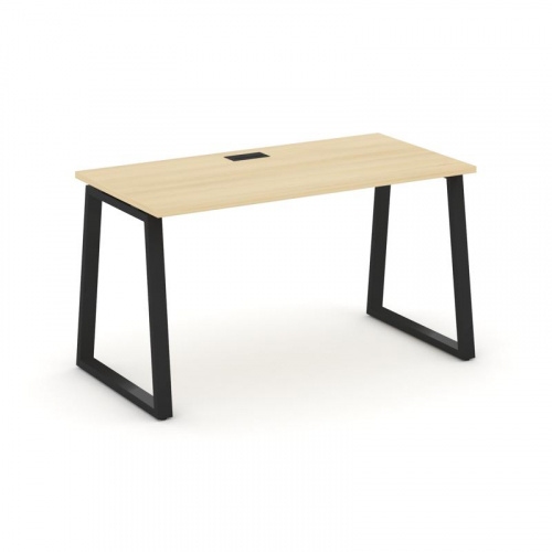 Style Project Стол письменный SN-6T1.SP-011 Акация Лорка/Металл Антрацит/Заглушка Пластик Черный 980 фото 5