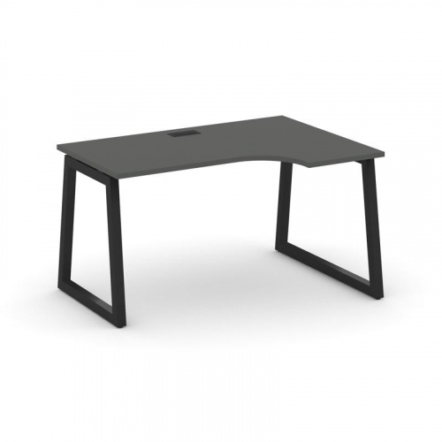 Style Project Стол рабочий эргоном. SN-5T1.SPA-001(R) Акация Лорка/Металл Антрацит/Заглушка Пластик фото 8 Style Project Стол рабочий эргоном. SN-5T1.SPA-001(R) Акация Лорка/Металл Антрацит/Заглушка Пластик фото 8