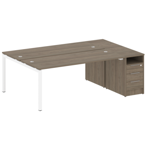 Бенч-система с тумбой на П-обр. м/к Metal System Quattro 50БП.РС-СТП-2.5 фото 2 Бенч-система с тумбой на П-обр. м/к Metal System Quattro 50БП.РС-СТП-2.5 фото 2