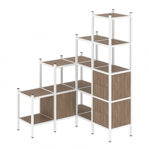 Стеллаж офисный угловой Loft VR.L-40 фото 9 Стеллаж офисный угловой Loft VR.L-40 фото 9