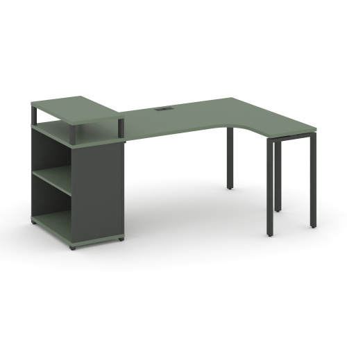 Стол эргономичный с опорным стеллажом Concept CN.SA-204(R) Стол эргономичный с опорным стеллажом Concept CN.SA-204(R)