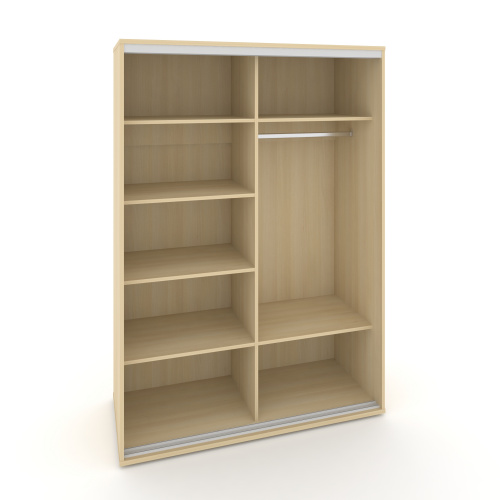 Корпус 2-х секционного шкафа низкого L=1400мм Maris SH.K2-4.2 K5