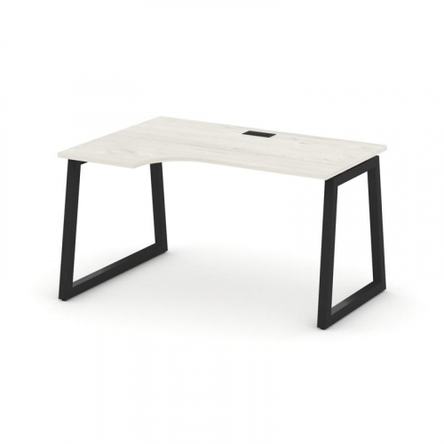 Style Project Стол рабочий эргоном. SN-5T1.SPA-001(L) Акация Лорка/Металл Антрацит/Заглушка Пластик фото 7 Style Project Стол рабочий эргоном. SN-5T1.SPA-001(L) Акация Лорка/Металл Антрацит/Заглушка Пластик фото 7