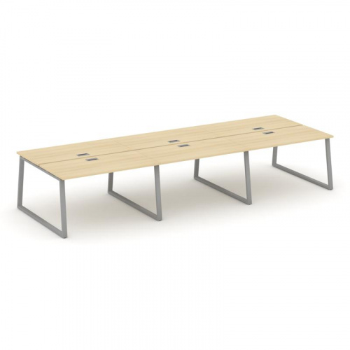 Style Project Рабочая станция 2-х сторон. SN-6T1.DRS-071 Акация Лорка/Металл Антрацит/Заглушка Пласт фото 20