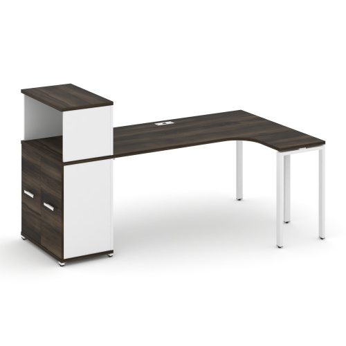 Стол эргономичный с опорным распашным шкафом Concept CN.SA-214(R) фото 2 Стол эргономичный с опорным распашным шкафом Concept CN.SA-214(R) фото 2