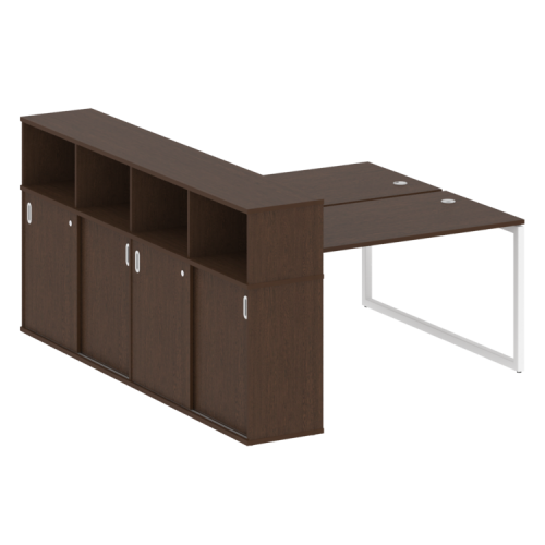 Бенч-система с шкафом-купе на О-обр. м/к Metal System Quattro 40БО.РС-СШК-4.3 фото 5