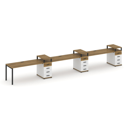 Бенч-система на 3 места с 3 опорными тумбами Concept CN.ORS-460 фото 7 Бенч-система на 3 места с 3 опорными тумбами Concept CN.ORS-460 фото 7