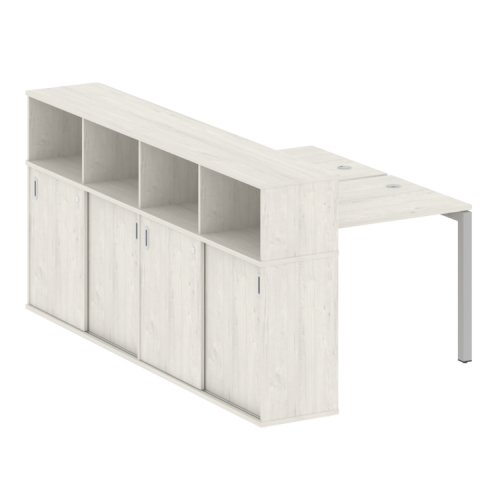 Бенч-система с шкафом-купе на П-обр. м/к Metal System Quattro 50БП.РС-СШК-4.1 фото 9 Бенч-система с шкафом-купе на П-обр. м/к Metal System Quattro 50БП.РС-СШК-4.1 фото 9