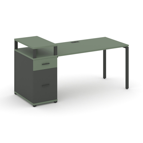 Стол офисный с опорной тумбой Concept CN.SP-413 фото 2 Стол офисный с опорной тумбой Concept CN.SP-413 фото 2