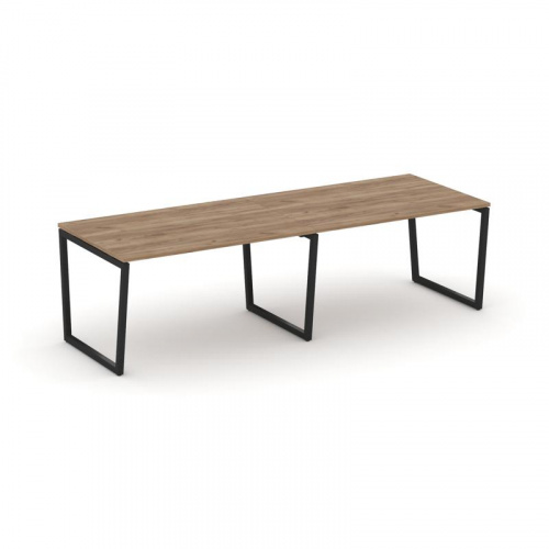 Style Project Стол переговорный SN-4T2.SPRG-011.3 Акация Лорка/Металл Антрацит 1960*980*750 фото 4 Style Project Стол переговорный SN-4T2.SPRG-011.3 Акация Лорка/Металл Антрацит 1960*980*750 фото 4