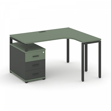 Стол эргономичный с опорной тумбой Concept CN.SA-301(R)