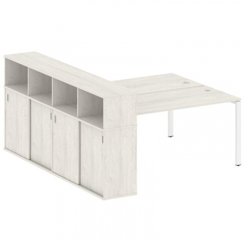 Бенч-система с шкафом-купе на П-обр. м/к Metal System БП.РС-СШК-4.4 фото 12