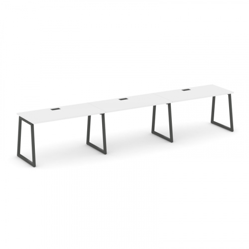 Style Project Рабочая станция 1 сторон. SN-4T1.ORS-043 Акация Лорка/Металл Антрацит/Заглушка Пластик фото 13