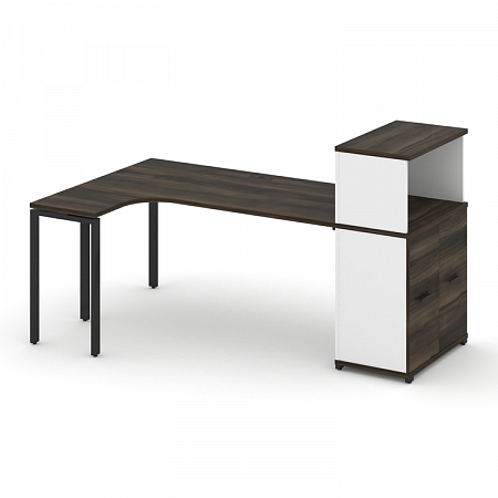 Стол эргономичный с опорным распашным шкафом Concept CN.SA-214(L)