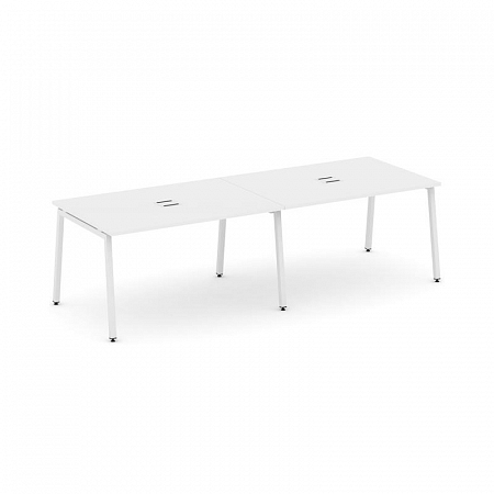 Style Project Стол переговорный SN-4A.SPRG-013 Белый/Металл Белый 2760*980*750