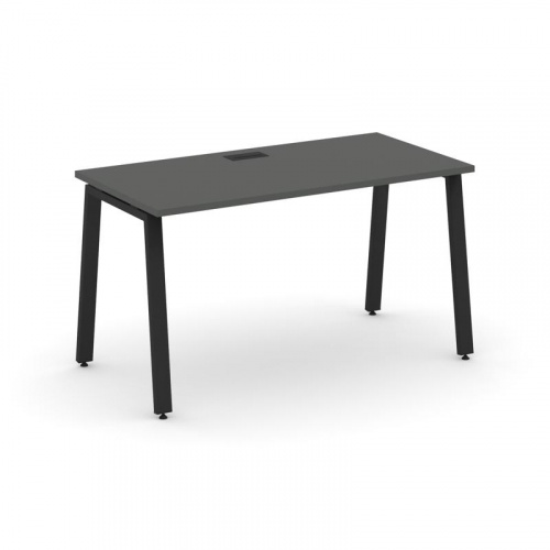 Style Project Стол письменный SN-6A.SP-001 Антрацит/Металл Белый 980*600*750 Style Project Стол письменный SN-6A.SP-001 Антрацит/Металл Белый 980*600*750