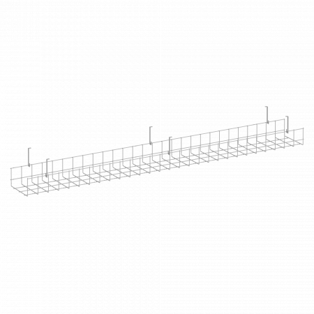 Кабель-канал сетчатый широкий KK-S-140 Металл Антрацит 1405*181*154